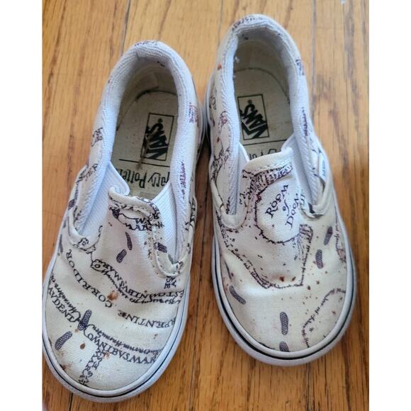 Size 7 Toddler Harry Potter Vans Michief Managed Slip On - Picture 1 of 10